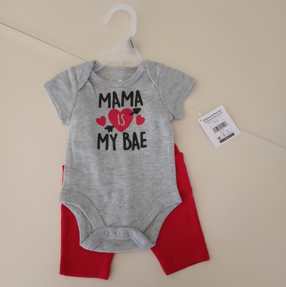 Newborn Boys Mama Is My Bae Matching Set NWT - Picture 1 of 7